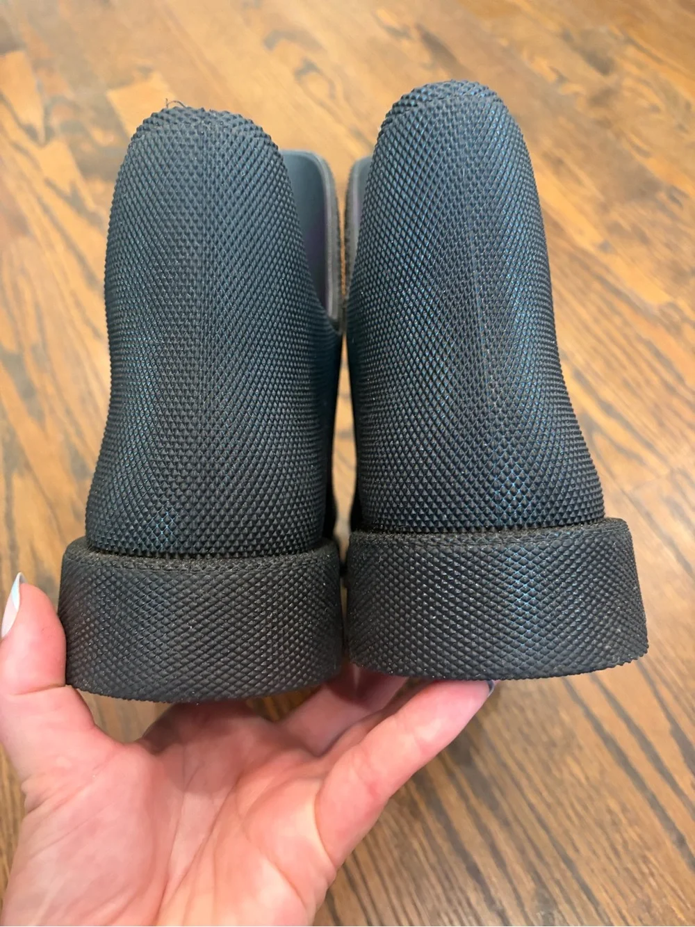 BURBERRY Marsh Ankle Black Rubber Rain Boots
